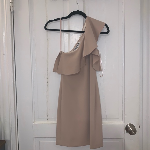 One shoulder ruffle cocktail dress - Picture 6 of 7